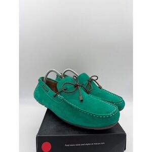 Alfani Trevor Mens Green Suede Driving Moccasin Loafers TREVORGRN Size 10 M
